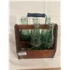 Coca-Cola 6 bottle carrying case with 5 bottles