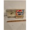 Image 6 : Pepsi Cola vintage soda shop clock - working, 13"x7-1/2"