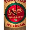 Image 2 : Palm Ice Cream advertising clock - working, small crack left side, 21"x7-1/2"