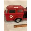 Image 3 : Texaco Fire Chief metal fire truck - 25" long, not complete but close