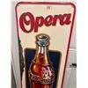 Image 4 : Opera tin soda pop sign - rare, 53"x17"