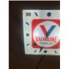 Image 2 : Valvoline motor oil advertising clock - original, Pam Clock Inc, 15"x15", working