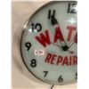 Image 2 : Watch Repairs clock - 14-1/2" across, working, original, Neon Ray Clock Comp., with original box