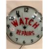 Image 5 : Watch Repairs clock - 14-1/2" across, working, original, Neon Ray Clock Comp., with original box