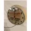 Image 5 : Auto Owners Insurance clock - Beebe Agency, 14" across, working