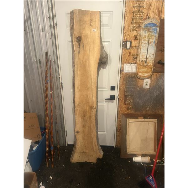 Live Edge Board - 76"L x 18"W x 2-1/2"thick, great piece for any project