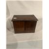 Oak document box - 13"W x 9"H x 8"D