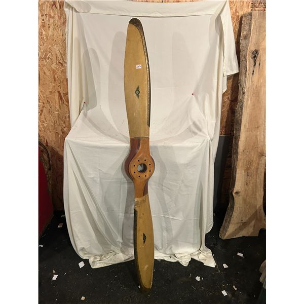 Wooden Airplane Propeller - Sensenich Bros. Lititz PA, 76"x9", October 1940, Gipsy Major IC, Serial 