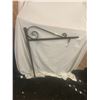 Wrought Iron Sign Holder - vintage, 40"H x 29"W, great for 2-sided signs
