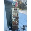Image 1 : B/A Gas Pump - original pump, reproduction globe, missing back panel, Bowser, pump removed, Model 57