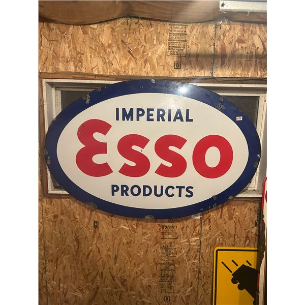 Esso porcelain sign - original, 60"x40"