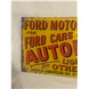 Image 2 : 2-sided Ford Motor Oil and Peerless Gasolene porcelain sign - Mfg: Bruton, Palmer's Green, London, E