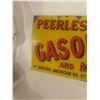 Image 6 : 2-sided Ford Motor Oil and Peerless Gasolene porcelain sign - Mfg: Bruton, Palmer's Green, London, E
