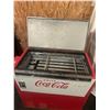 Image 9 : Coca-Cola cooler - working condition, coin mechanism works, missing keys, 39"W x 35"H x 20"D, made b