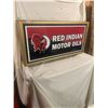 Image 2 : Red Indian 2-sided light-up hanging sign - fantasy item, working, 40"x20"