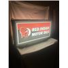 Image 7 : Red Indian 2-sided light-up hanging sign - fantasy item, working, 40"x20"
