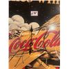 Image 4 : Coca-Cola 32" round light-up sign - fantasy item, has clock, good decorator piece