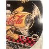 Image 7 : Coca-Cola 32" round light-up sign - fantasy item, has clock, good decorator piece