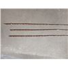 Image 3 : 3 vintage bamboo fly fishing rods - APPROX. 9-10FT, come apart for easy shipping
