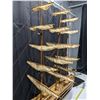 Image 10 : Large hand crafted wooden model ship with brass accents - 49"L, 46"H, 15"W