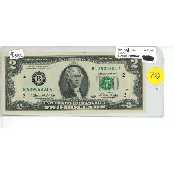 1976 Two Dollars (The United States of America )