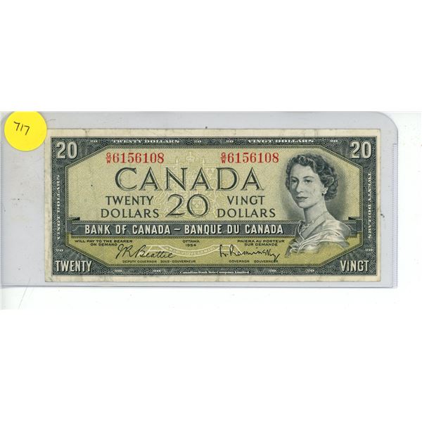 1954 Twenty  Dollars (Bank of Canada)