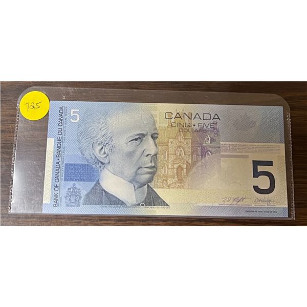 2002 Five Dollars (Bank of Canada)