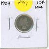 Image 1 : 1903 Silver One Dime (The United States of America)