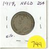 Image 1 : 1917 Silver Twenty-Five Cents (New Foundland)