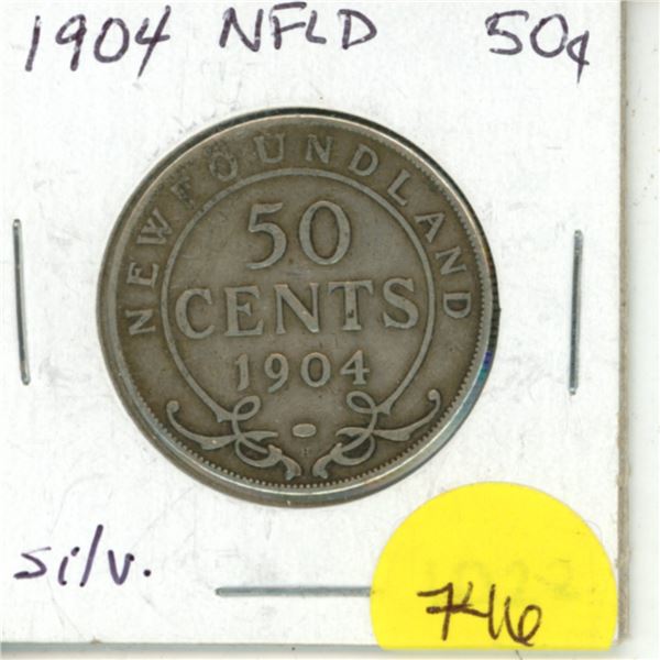 1904 Silver Fifty Cents (New Foundland)