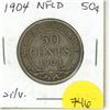 Image 1 : 1904 Silver Fifty Cents (New Foundland)