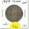 Image 1 : 1947 Silver Fifty Cents (Canada)