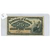 Image 1 : 1900 Twenty-Five Cents Dominion of Canada (Shinplaster)