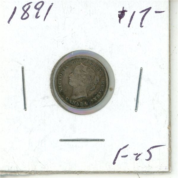 1891 Five Cents Canada