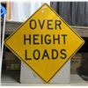 Over Height Loads High Ways Sign