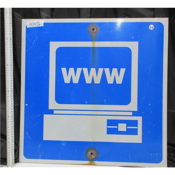 WiFI area Highway sign