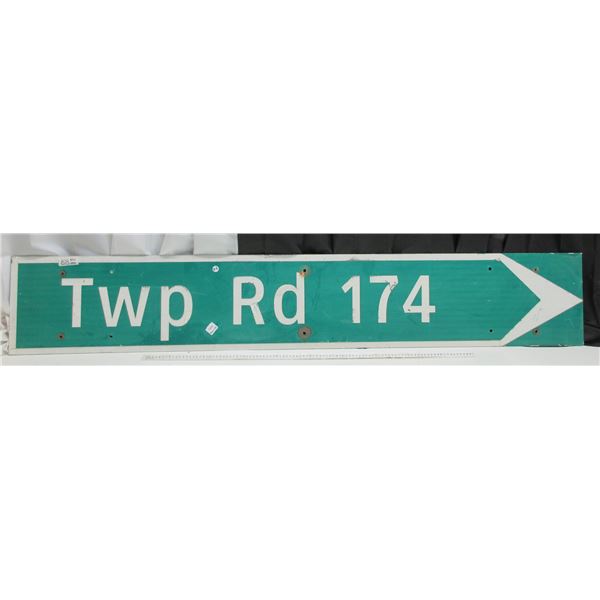 TWP Rd. 174 Highway sign