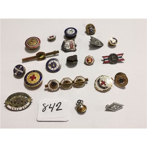 20 Old Pins, Some are Gold Filled