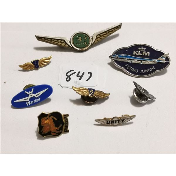 Vintage Airlines Pins