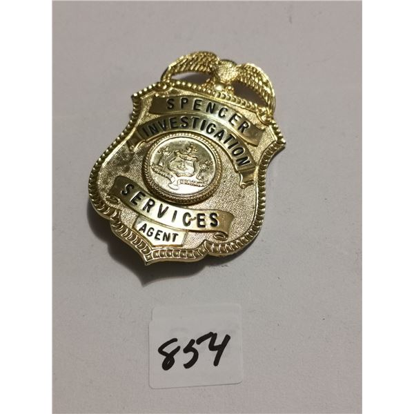 Private Investigation Badge