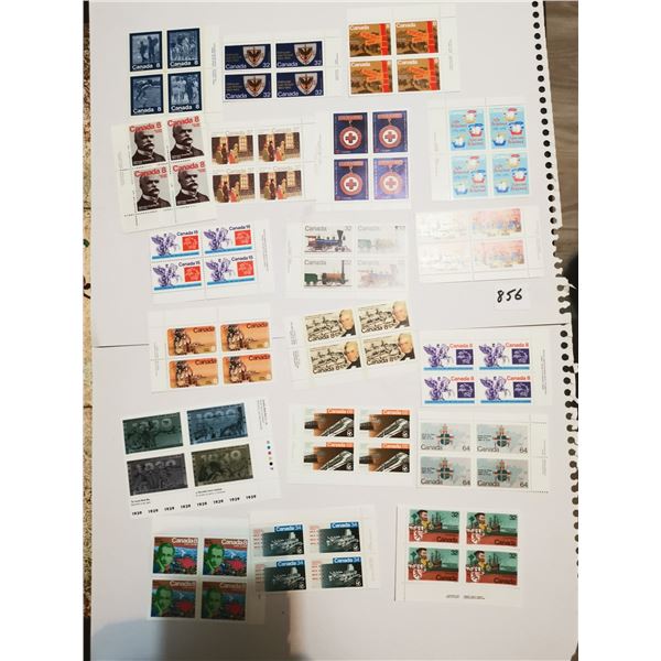 20 Blocks of Stamps