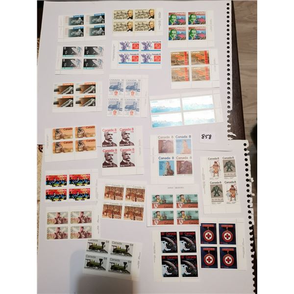 20 Blocks of Stamps