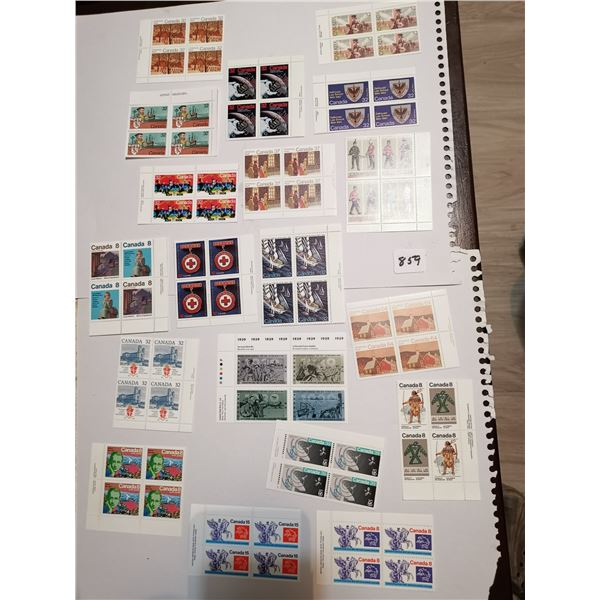 20 Blocks of Stamps
