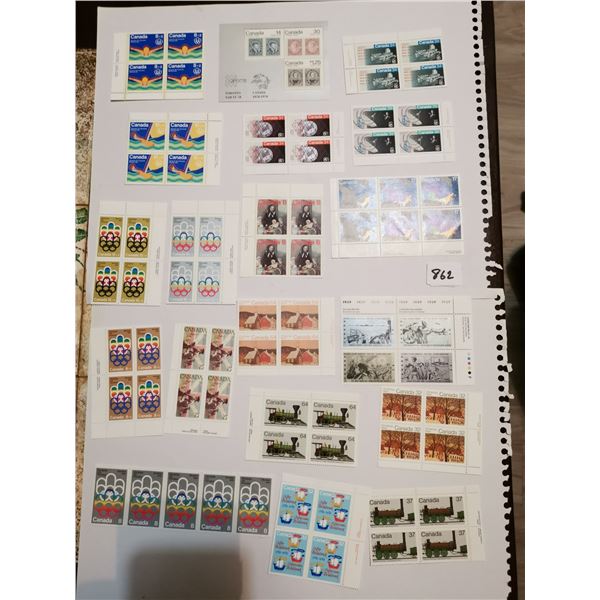 20 Blocks of Stamps