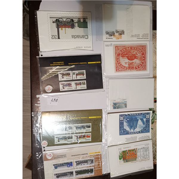 9 Special Issue Set Stamps