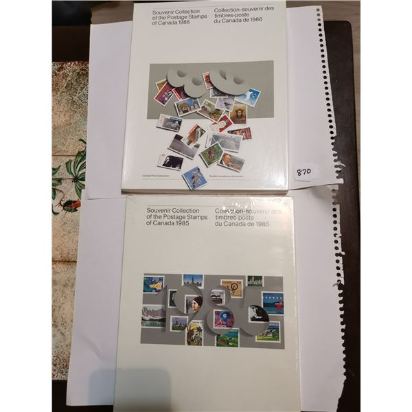 1986  and 1985 Stamp Book, Stamps Inside