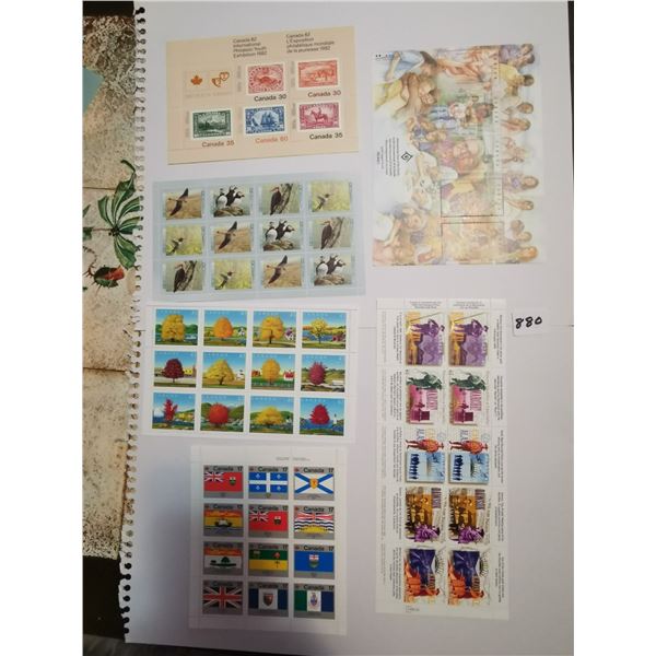 (6) Large Blocks of Stamps