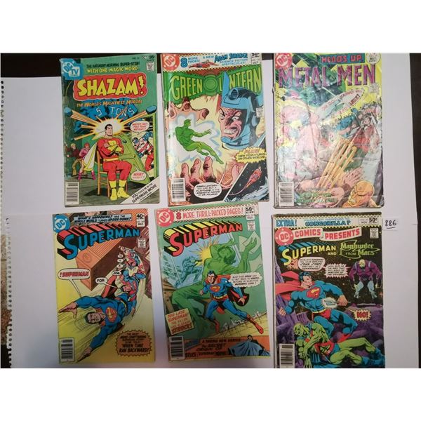 (6) DC Comics (3 Superman Comics)