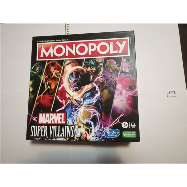 Super Villains Monopoly Game
