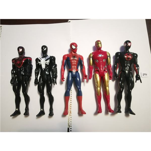 (5) Large Action Figures (11 Inch Tall)